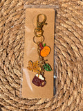 Cozy Pumpkin Spice Fall Keychain